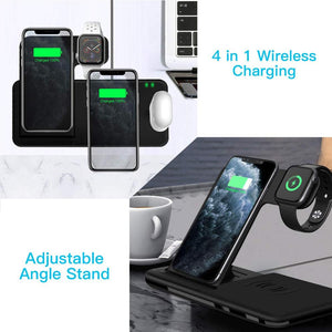 Three-Function Fast Wireless Charging Stand