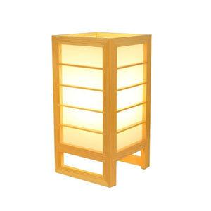 Japanese-style Wooden Desk Lamp
