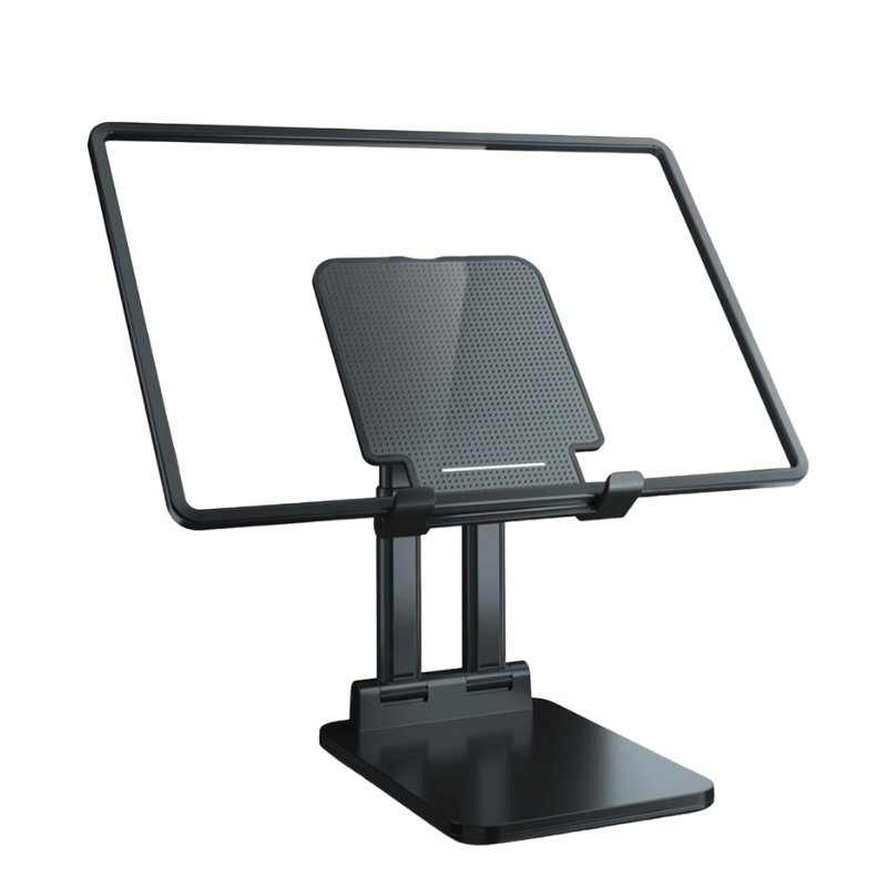Glass-Support Tablet Stand - Desk Continental