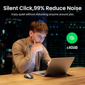 Ergonomic Silent Wireless Mouse