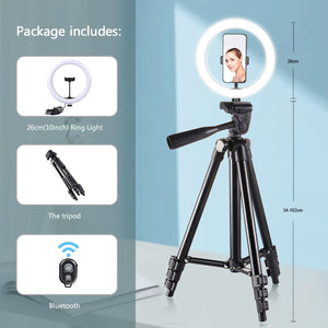 Remote Control Ring lamp with Stand